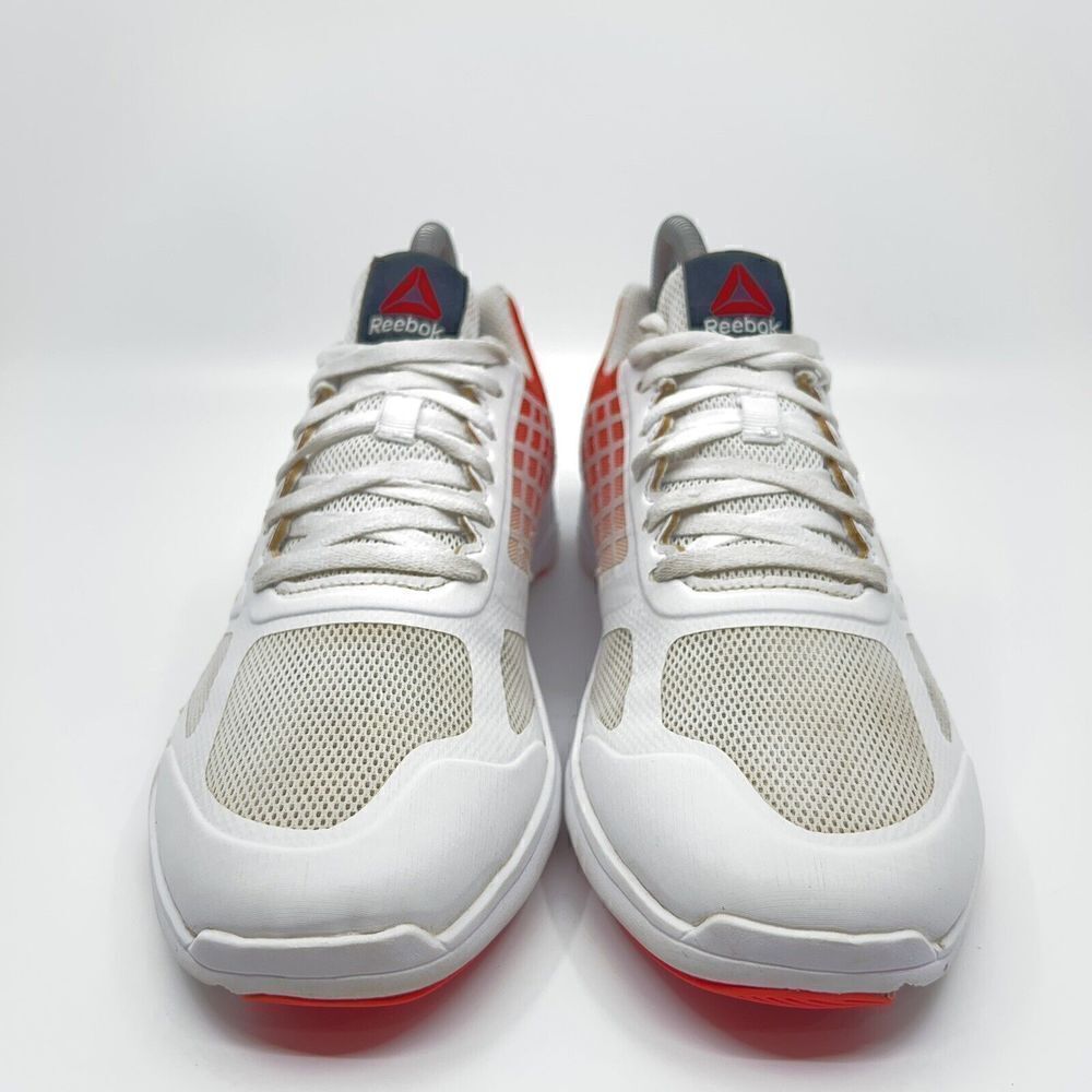 Reebok White and Orange Athletic Shoes - Picture 2 of 11